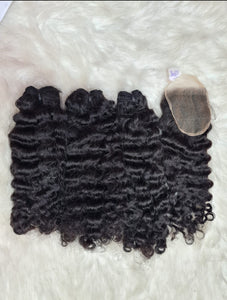 Raw kinky curly  bundle