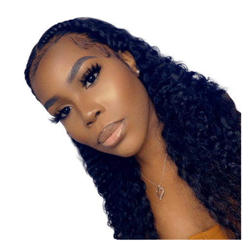 Deep Wave frontal Wig